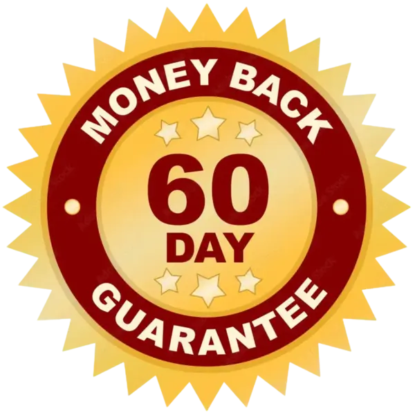 Flush Factor Plus 60 Days Money Back Guarantee 